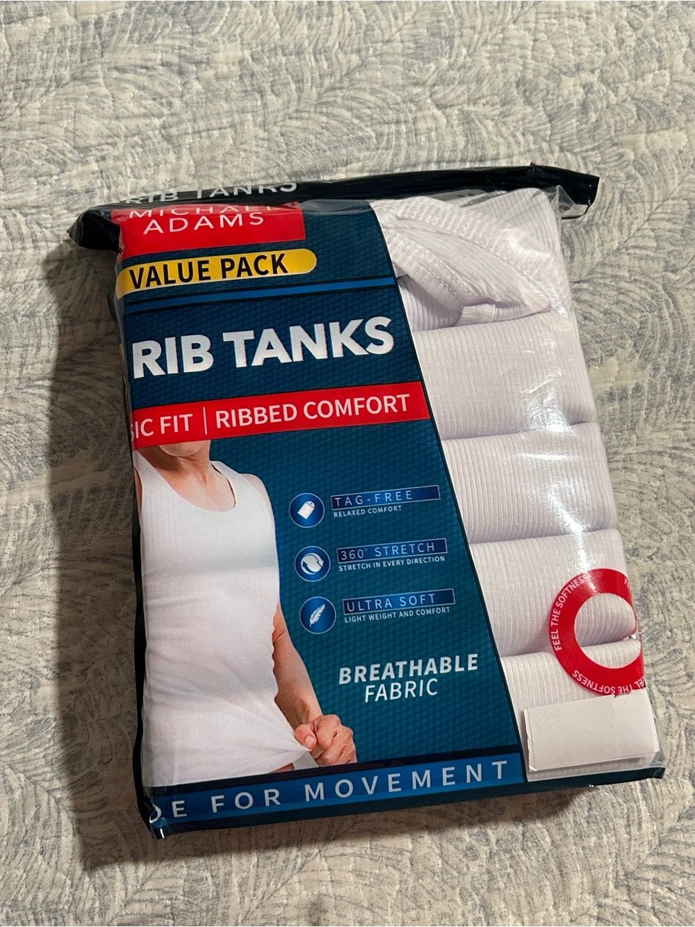 White Rib Tank Value Pack - 10-Pack